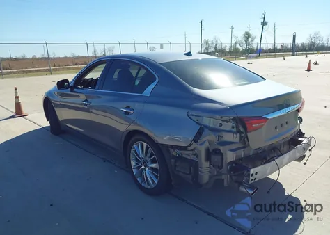 2021 Infiniti Q50 Luxe из США, поврежденный, VIN JN1EV7BP4MM705072